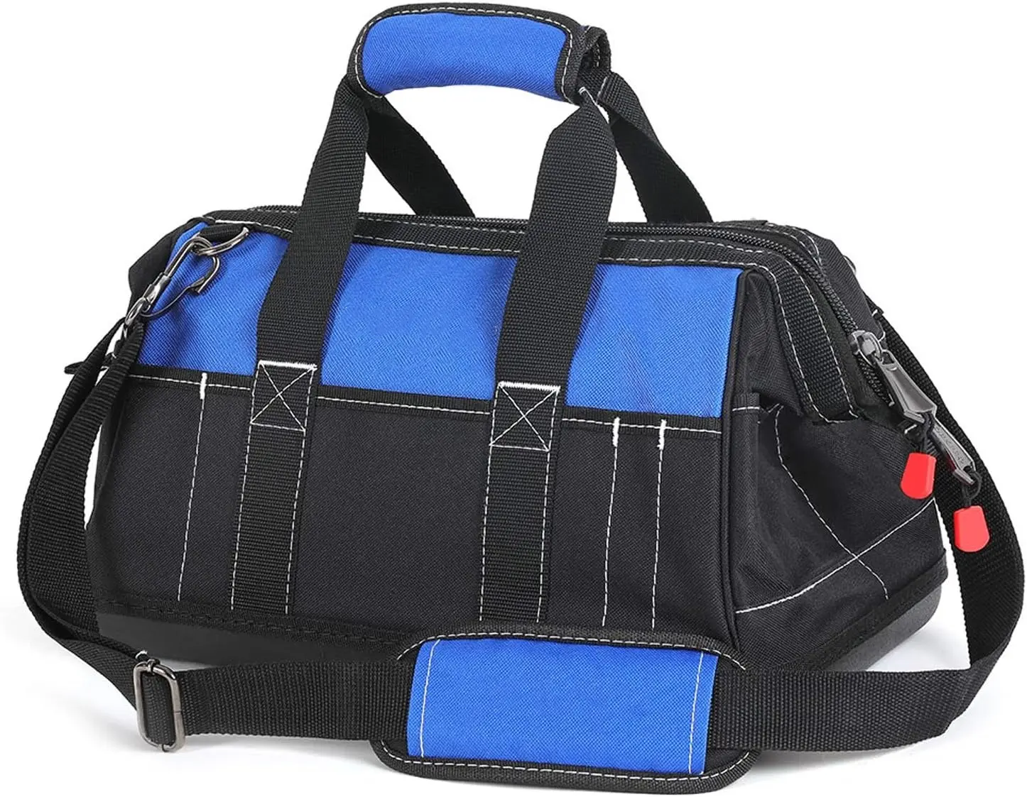 16-inch Wide Mouth Tool Bag with Water Proof Molded Base