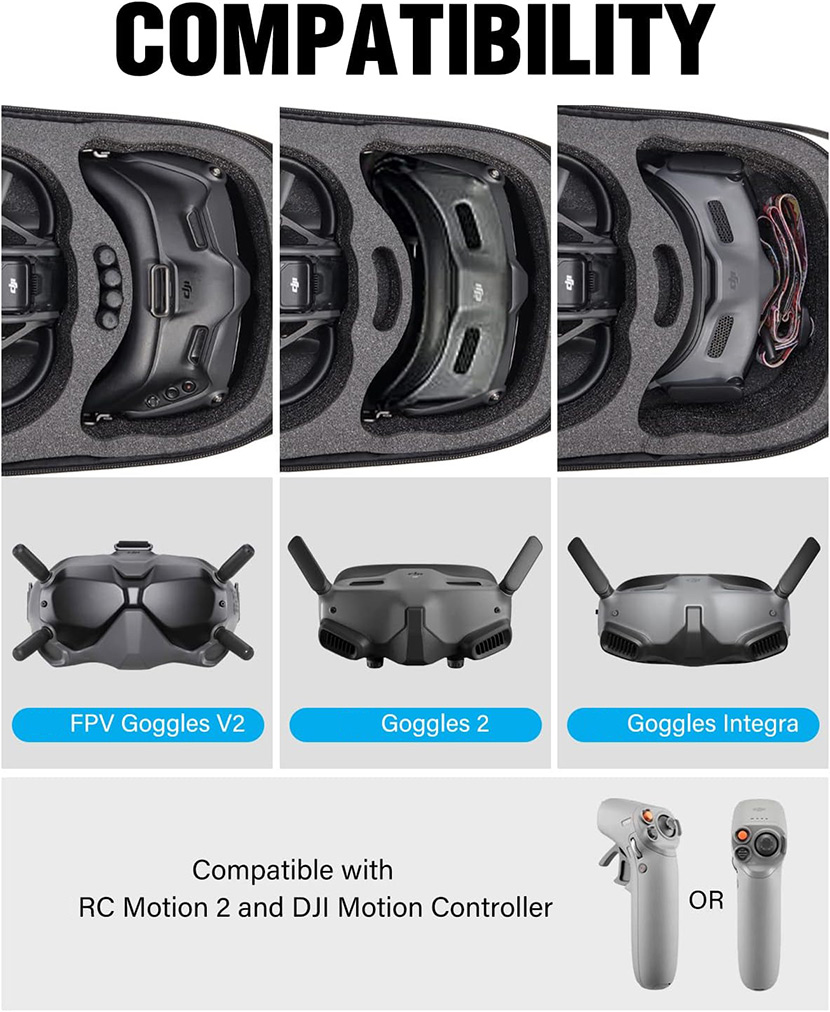 Waterproof Hard Carrying Case Drone Sling Backpack Bag (2)
