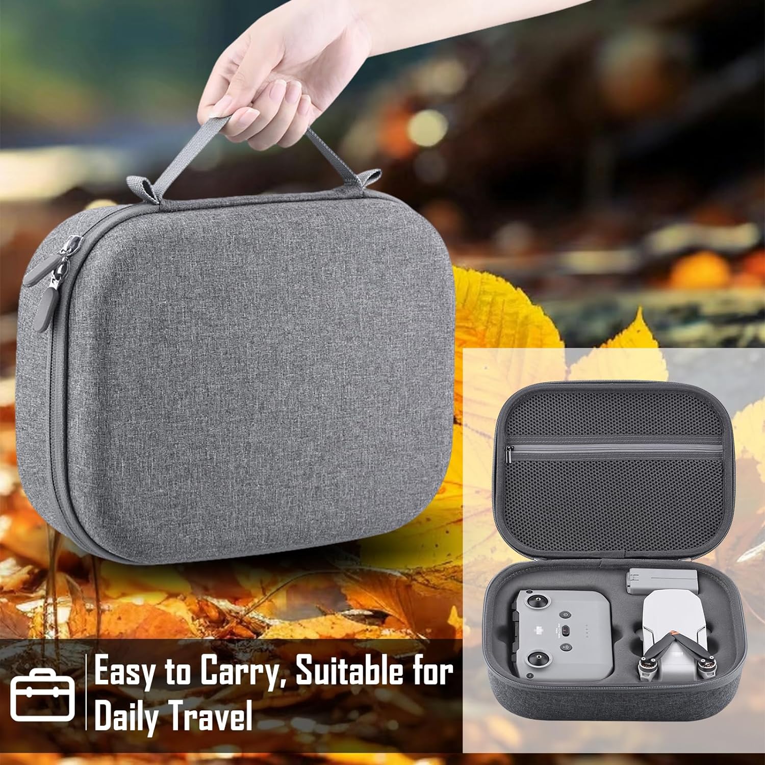 Carrying Case for DJI Mini 4K / Mini 2 & Mini 2 SE Drone and Controller Accessories