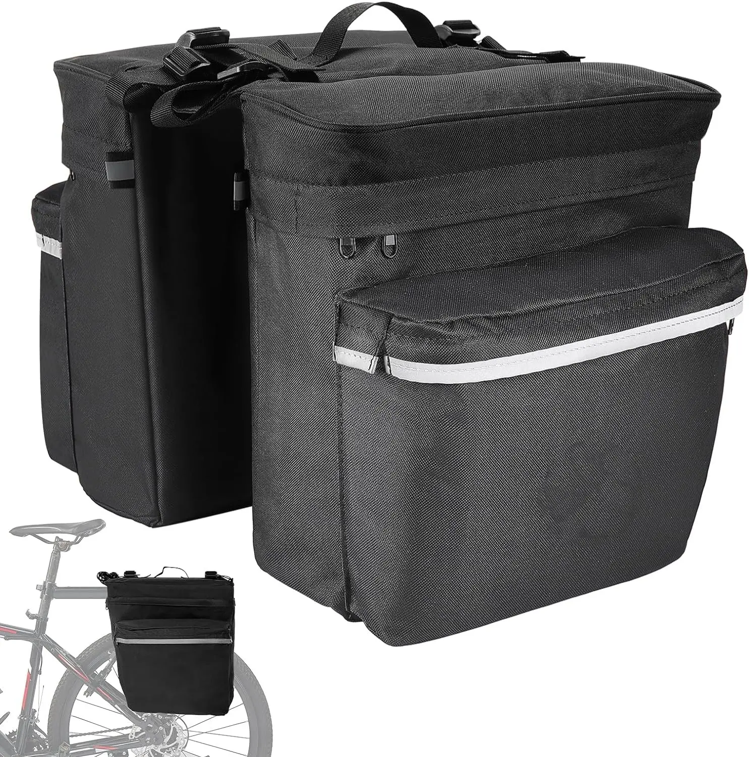The Bike Bag Accessories Panniers for Bicycle Rear Rack Bag
