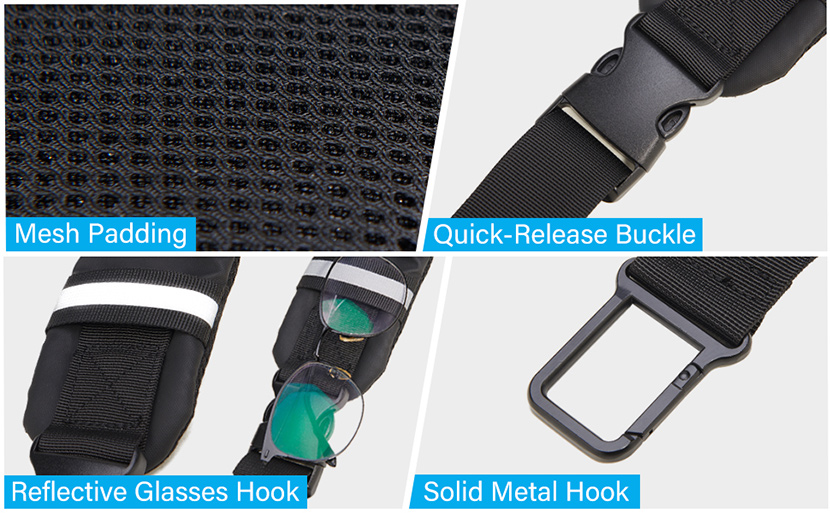 Waterproof Hard Carrying Case Drone Sling Backpack Bag (10)