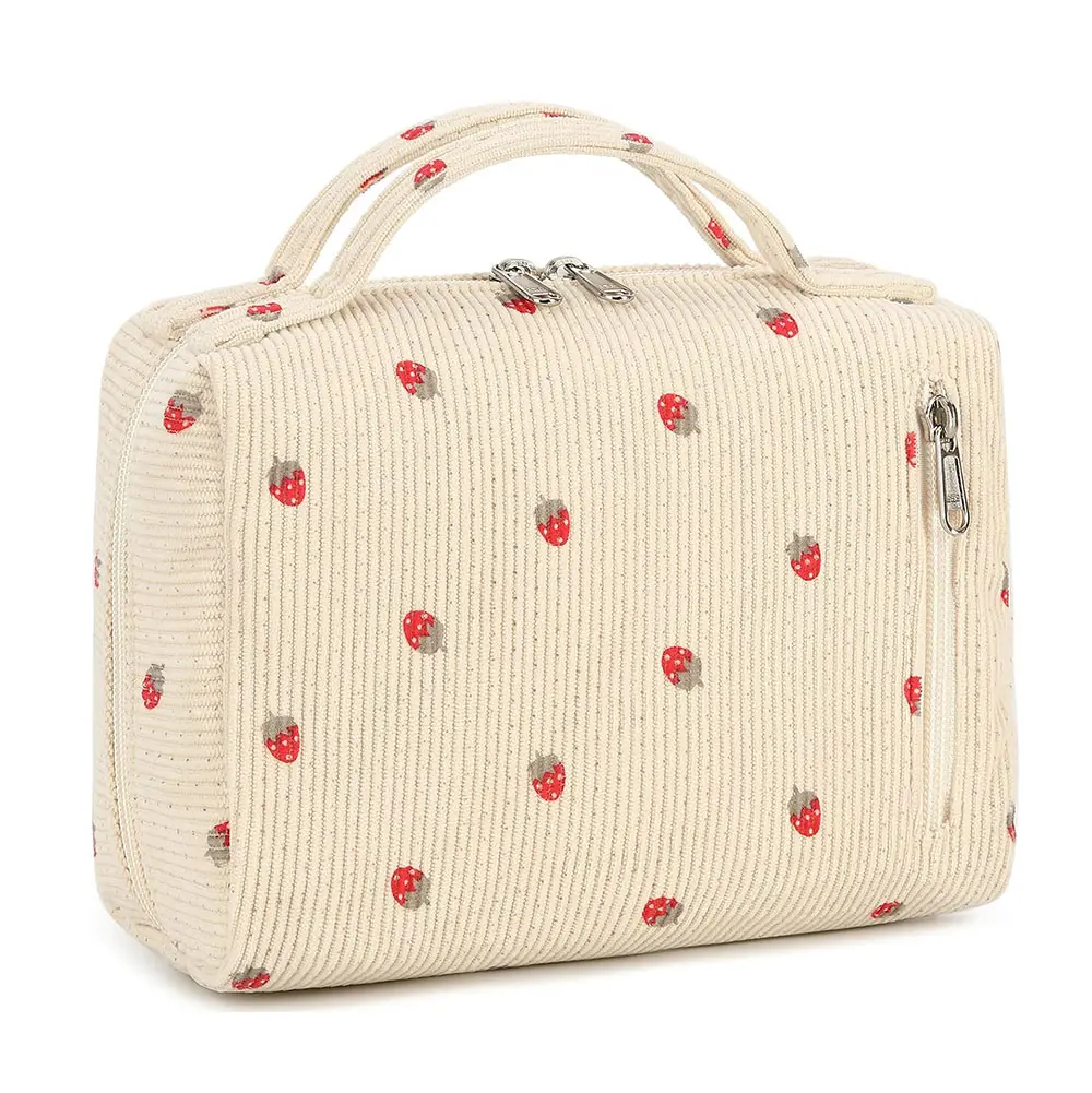 Zipper Pouch Travel Toiletry Bag Portable Cosmetic Bag For Lady