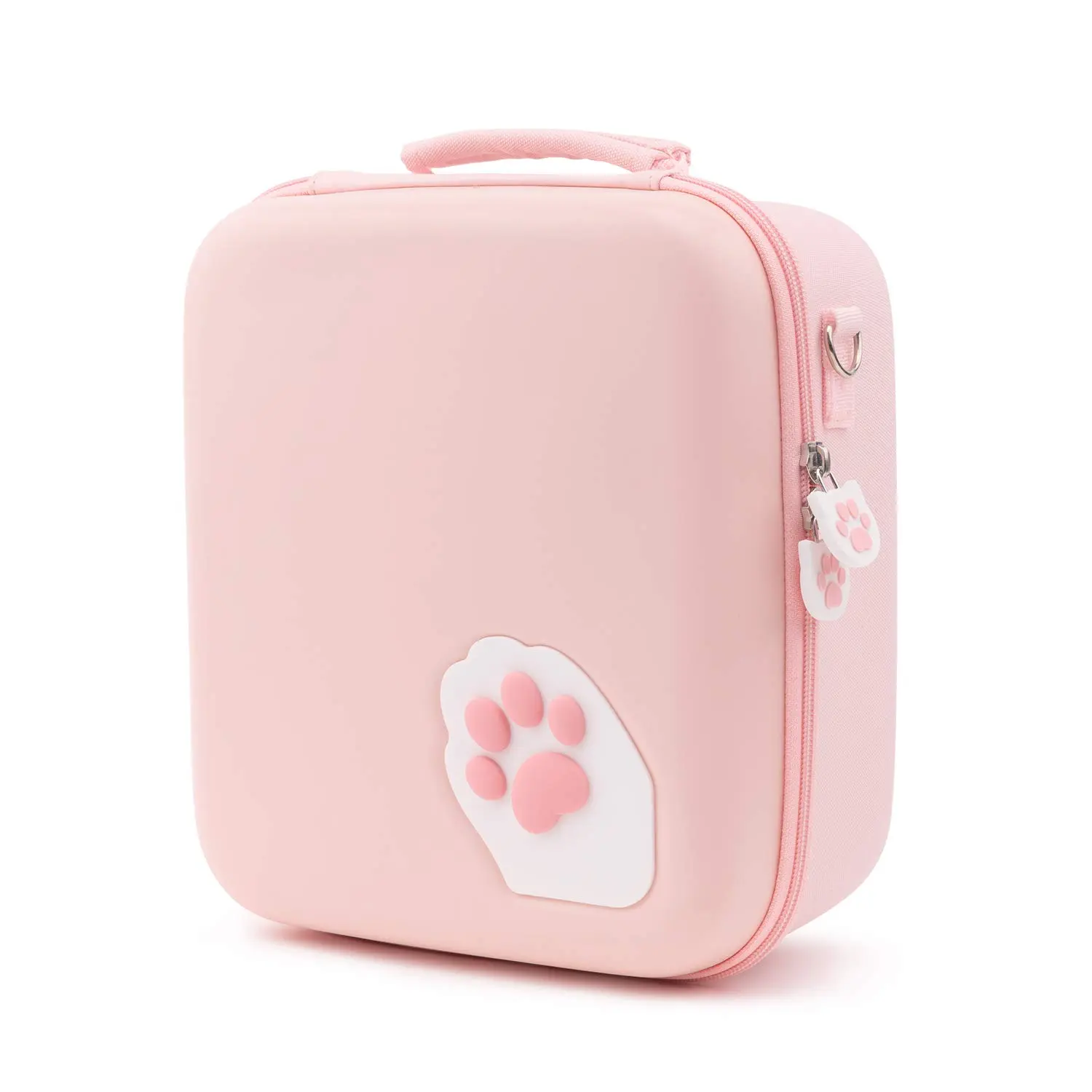 Compatible Case with Nintendo Switch/OLED, Travel System Case with 18 Game-Card Slots for Switch Console, Pro Controller, Dock and Accessories