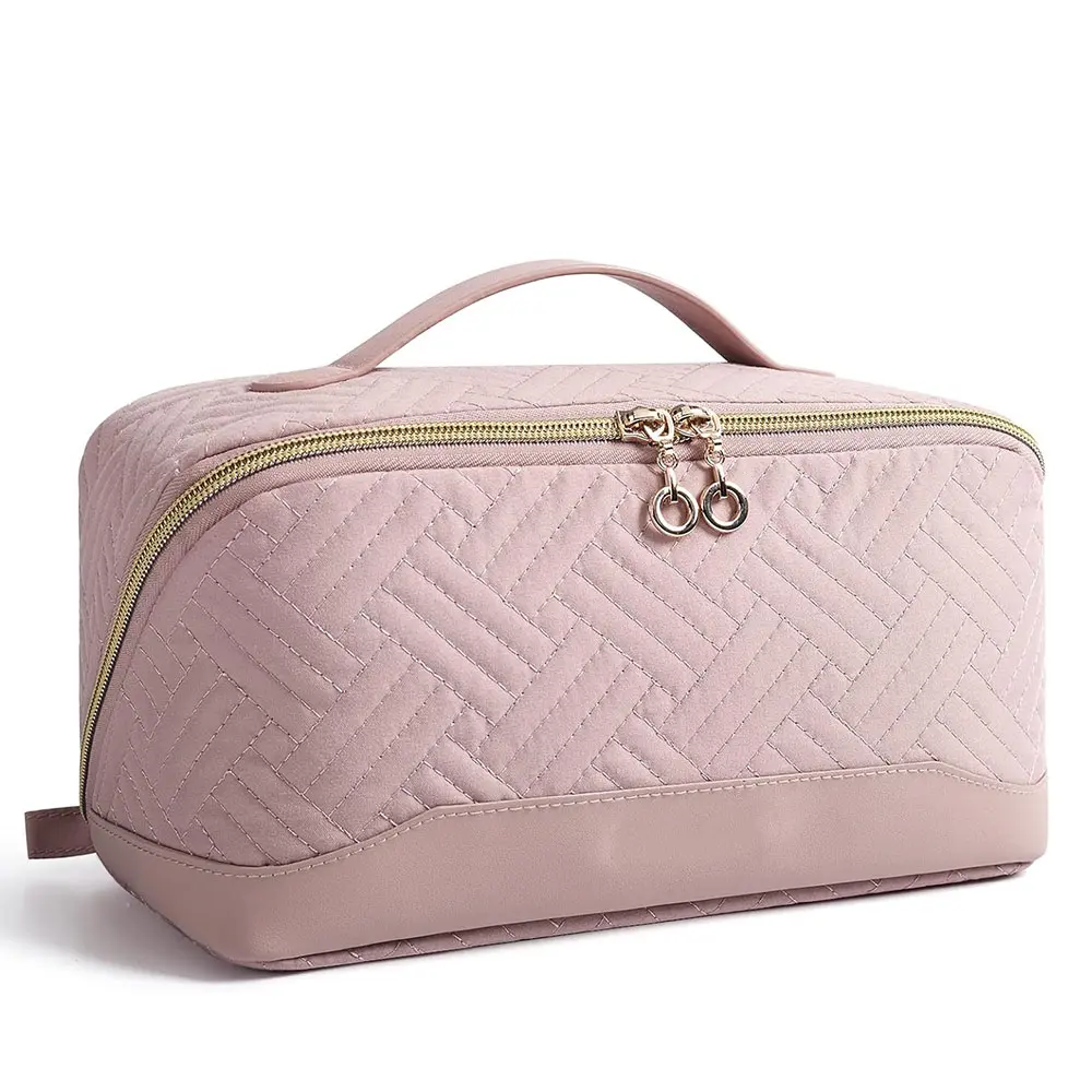 Water-Resistant Portable Cosmetic bag,Pink
