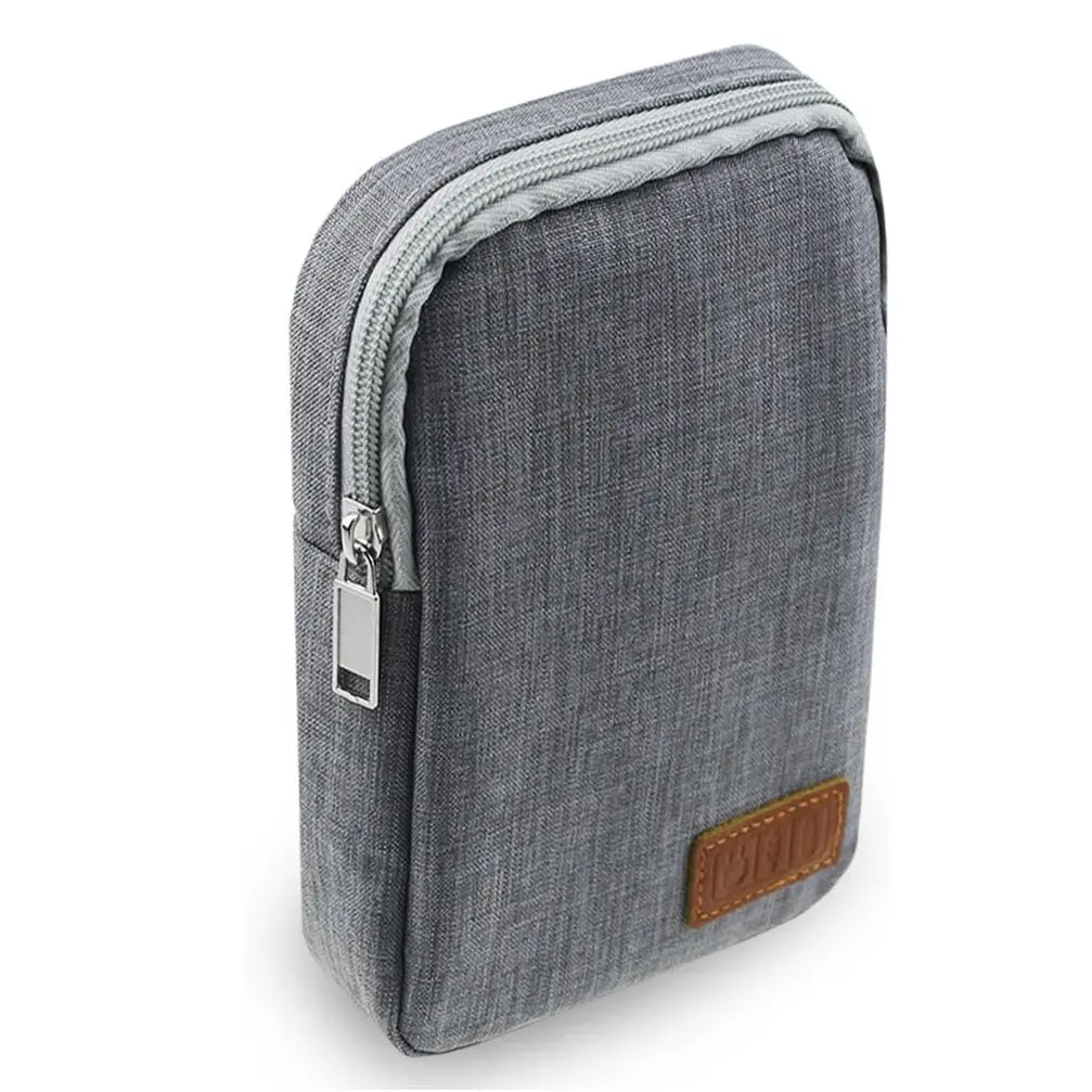 Electronic Accessories Bag,Digital Gadget Organizer Case,Gray