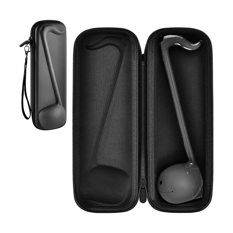 Case Compatible with Otamatone [English Edition] Japanese Electronic Musical Instrument Portable Synthesizer, Instrumental Music Toy Storage Holder for Otamatone Regular Size (Box Only) (Black)