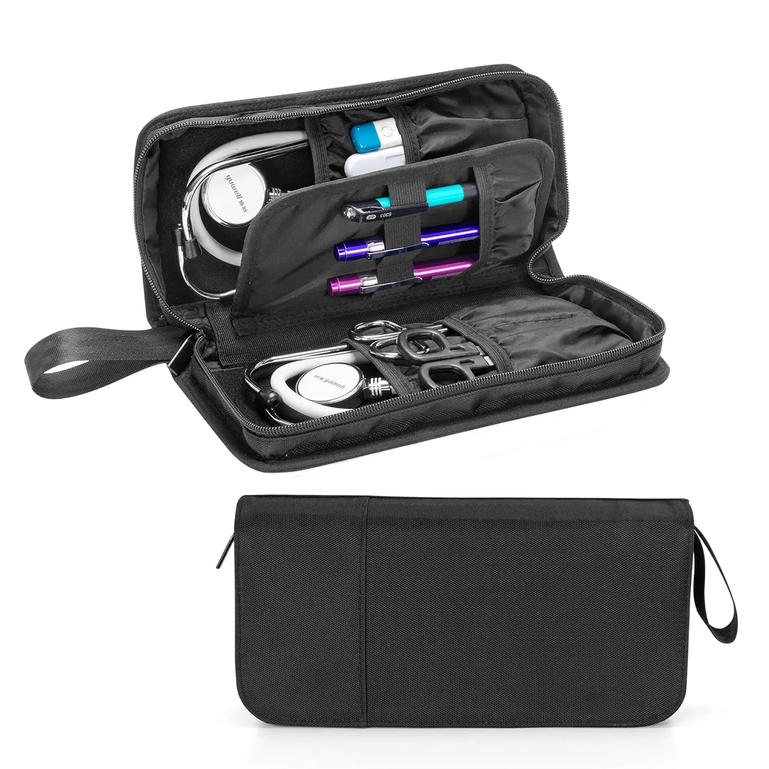 Hard Stethoscope Case Holds 2 Stethoscopes, Stethoscope Carrying Case