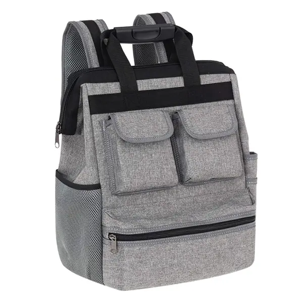 Heavy Duty Tool Kit Carrier Storage Bags, Backpack Tool Bag with Padded Back Support for Electrician, Plumber, Cable Repairman Featured Image