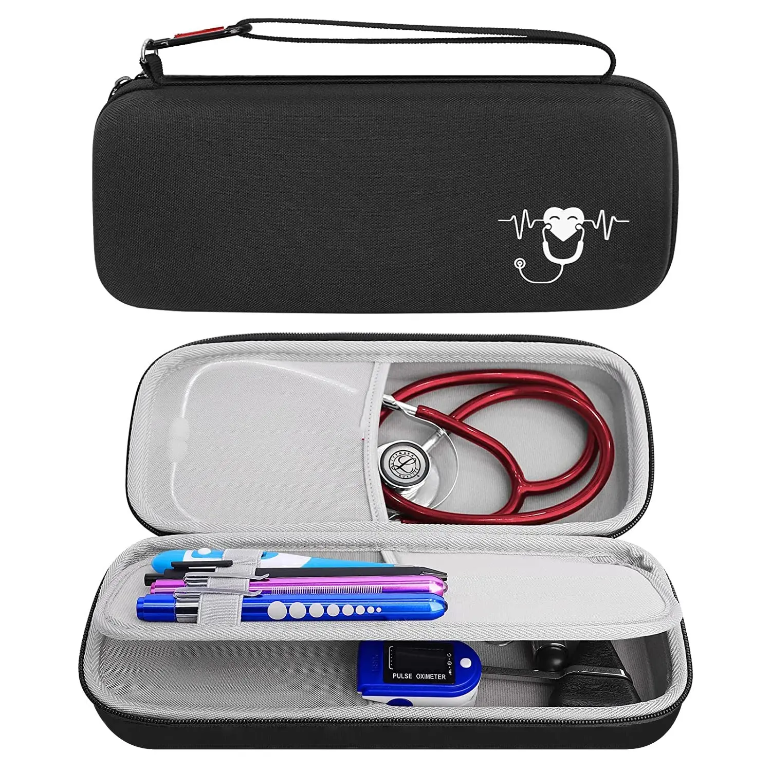 Stethoscope Carrying Case, Hard Stethoscope Case Compatible for 3M Littmann Classic III