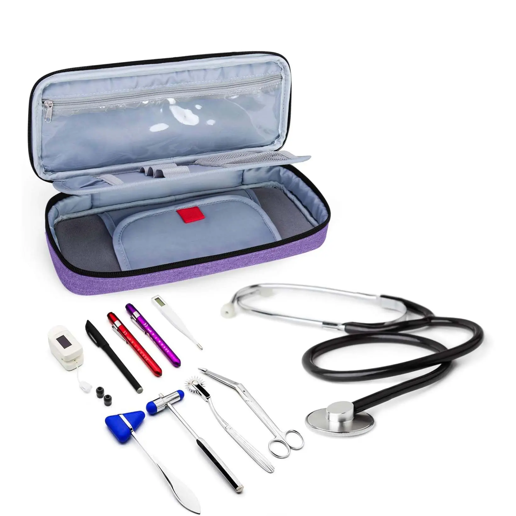 The Stethoscope Case with Inner Divider, Stethoscope Carrying Case