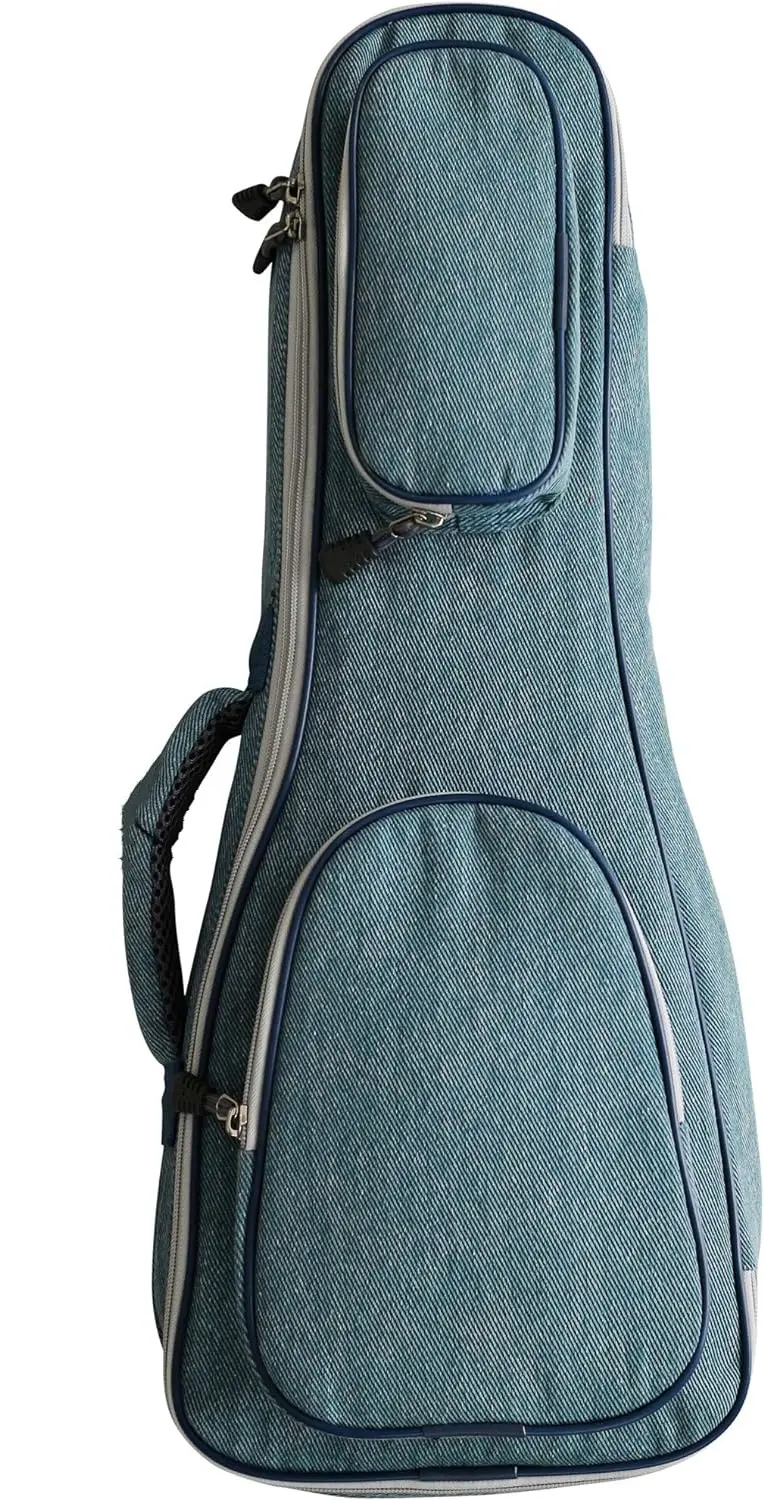Original Design 15mm Thick Vintage Style Jeans Cloth/Denim Ukulele Case