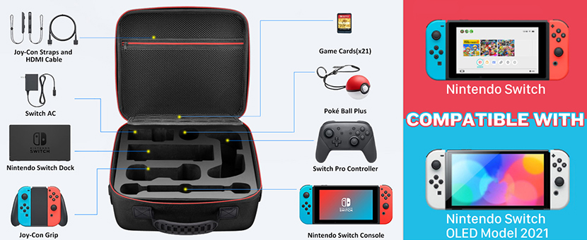 Carrying Case for Nintendo SwitchSwitch OLED Model (2)
