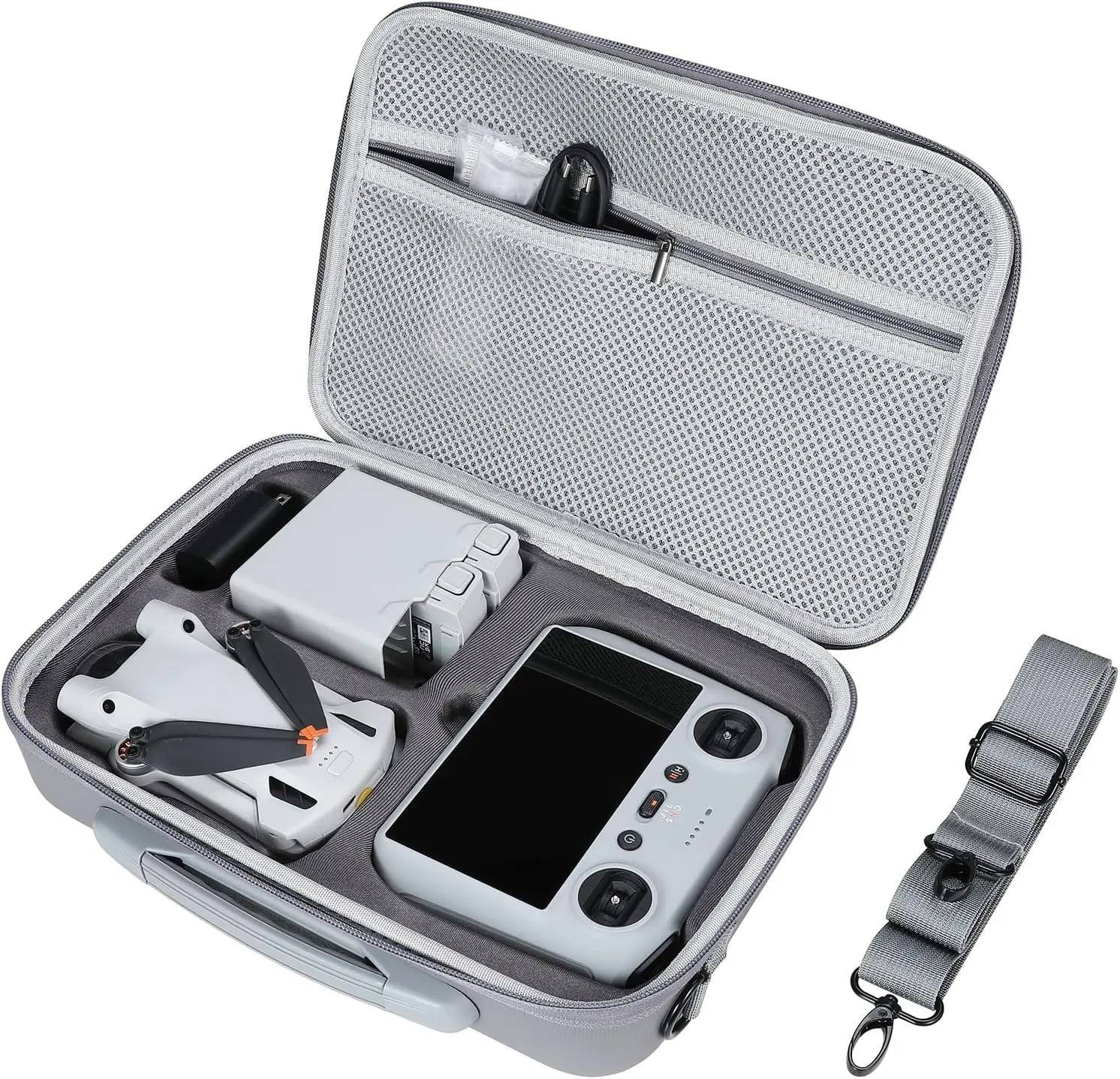 Portable PU Leather Storer Shoulder Bag for DJI Mini 3 Pro Accessories ,Mini 3 / Mini 3 Pro RC Box