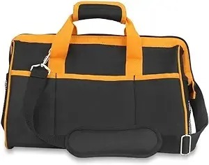 18-In Tool Bag Multipurpose Big Space Organizer Tool Tote with 23 Pockets Featured Image