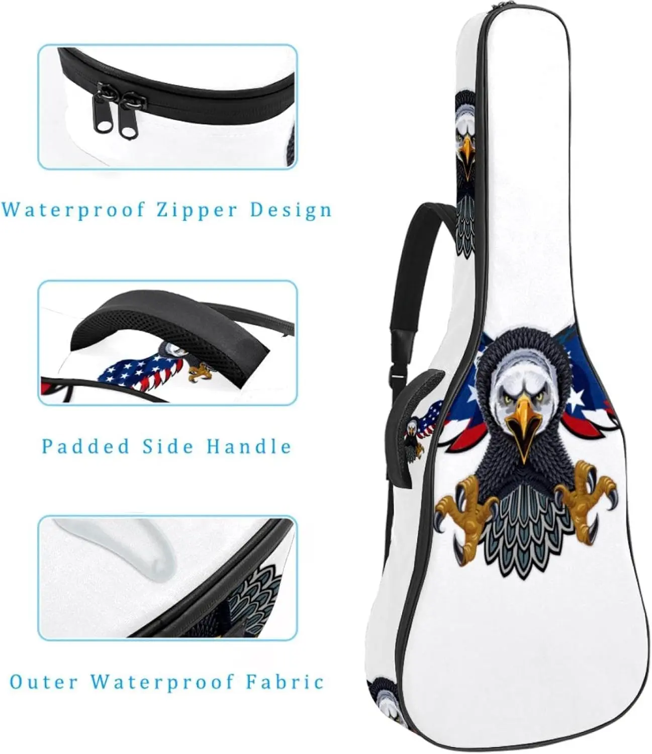 40 41 42 Inch Guitar Case Cover Soft Guitar Gig Bag