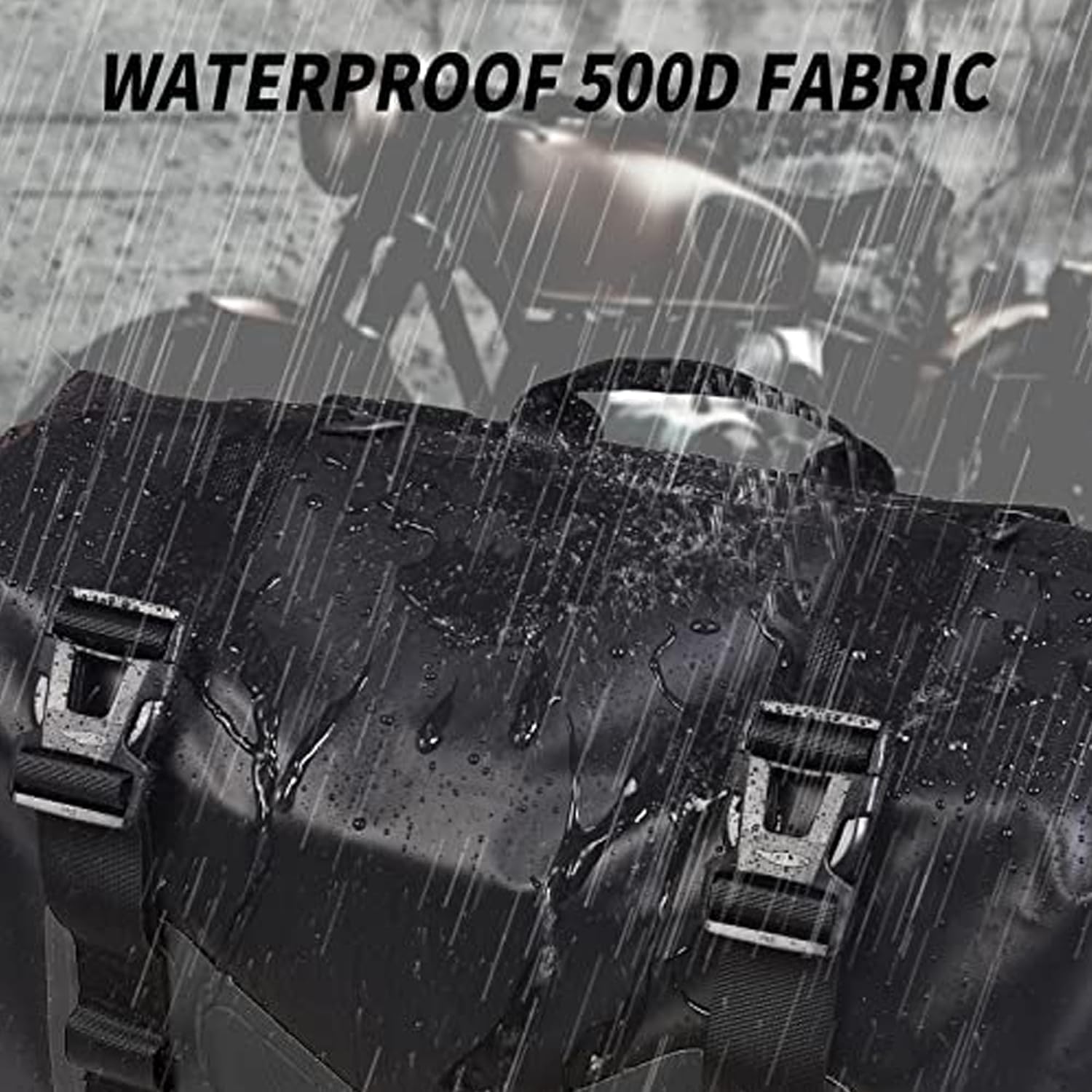 50L Motorcycle Luggage Bags for Motorbike Travel – Motorcycle Panniers Bags – Detachable Bag