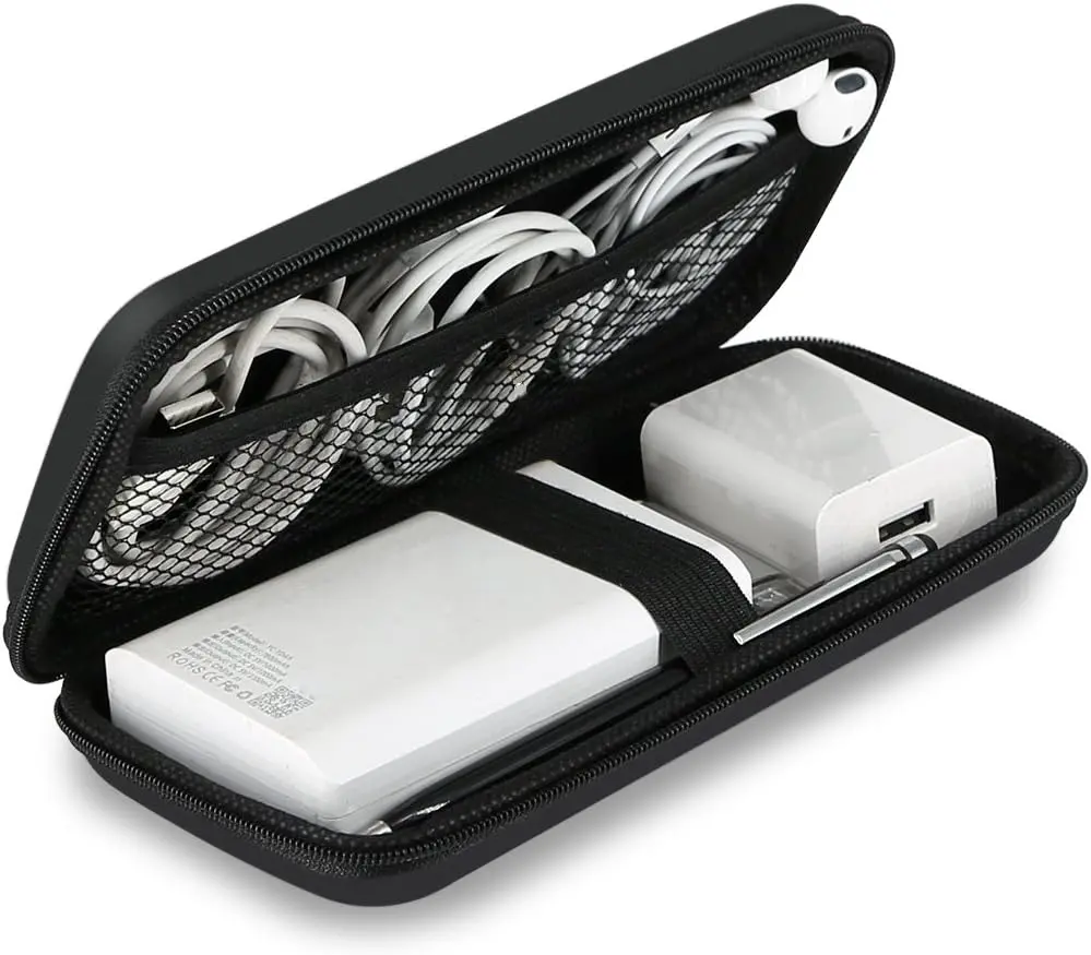 Small Electronics Organizer Cable Accessory Travel Essentials