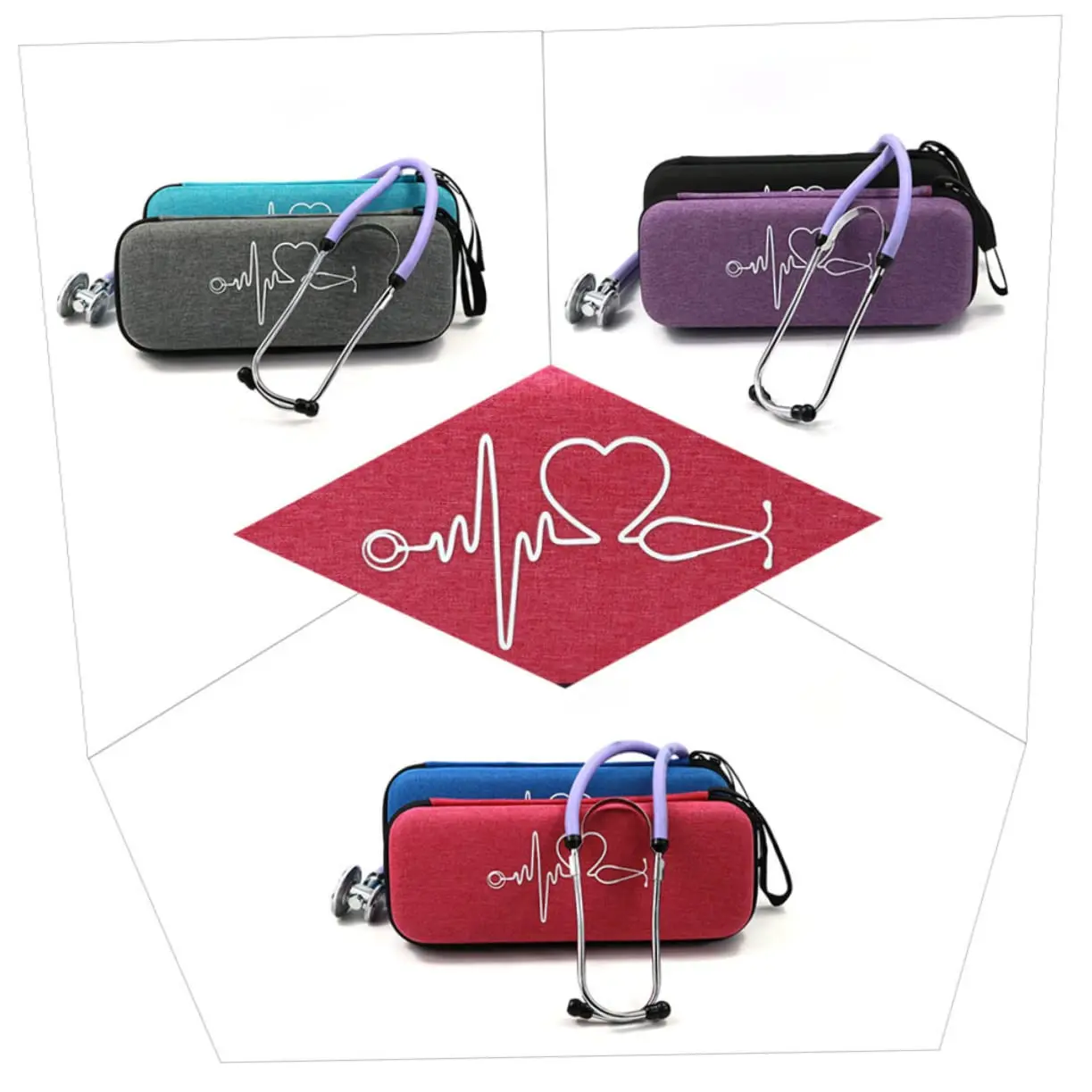 1 stethoscope Care gift storage bag Doctor stethoscope Bag Student Essentials Student Gift Earth Tone Amulet Nurse stethoscope storage bag Medical Kit.