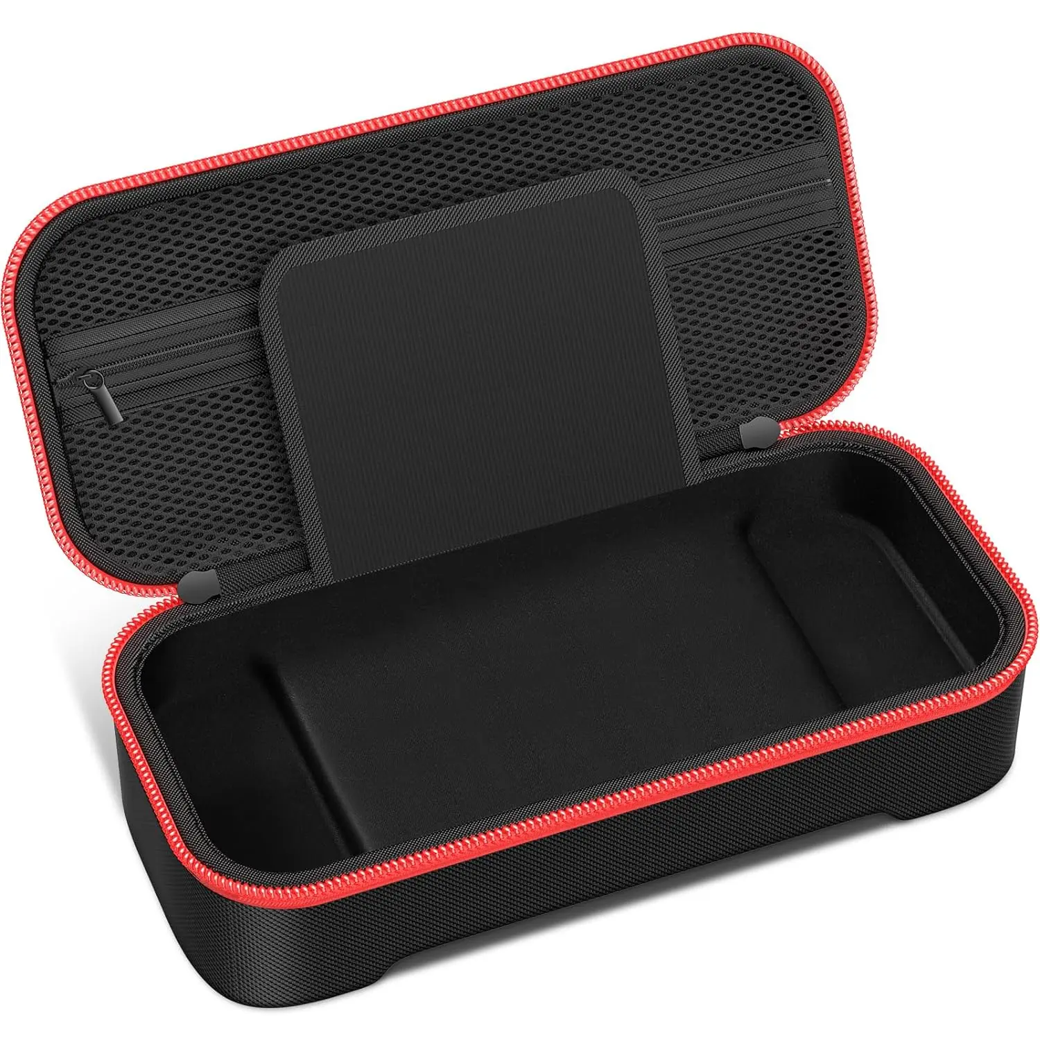 Protective Hard Shell Travel Carrying Case Pouch for Console & Accessories, One-Piece Joypad Switch Controller Carrying Case, with 10 Games Cartridges Featured Image