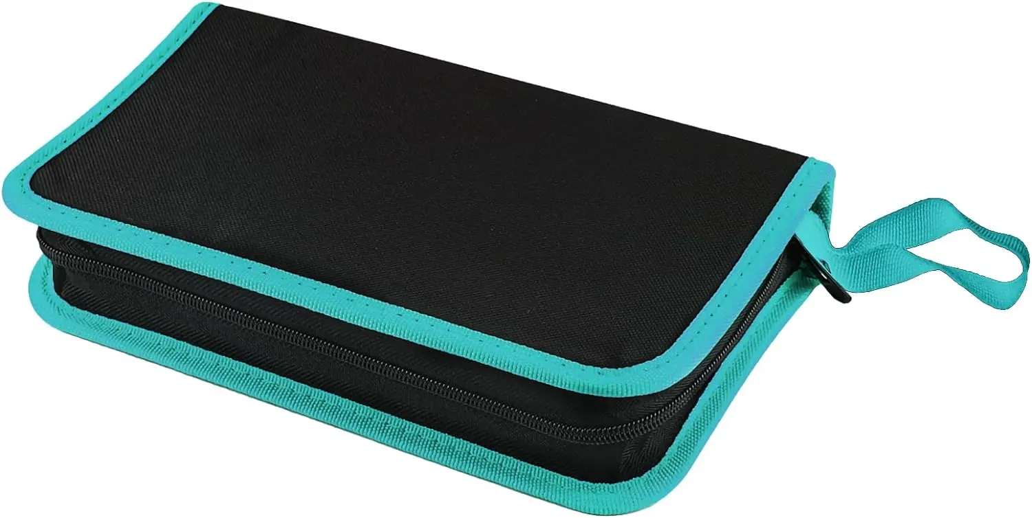 Carrier Tool Bag Tool Kits Organizer Storage Bag Tool Box with Zipper WJSNB-02 (Green edge,S)